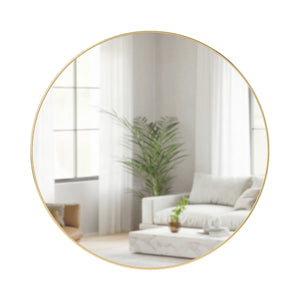 Umbra Hubba Wall Mirror - Brass