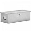 HOMCOM 30 Inch Truck Bed Tool Box, Heavy Duty Aluminum Trailer Tongue Box