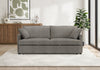 Sleeper Sofa, 78\" Length, Convertible Sofa Bed, Light Brown Fabric, Contemporary, Modern Sleeper Sofa
