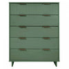 Granville Modern 38\" Chest in Sage Green (5-Drawer)