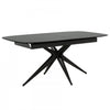 Trevin 70-94 in. Extendable Dining Table with Metal Legs (Seats 6-8)