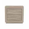 Soren Contemporary 26\" Nightstand in Natural Oak (2-Drawer)