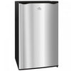 HOMCOM Mini Fridge with Freezer Thermostat Reversible Door for Bedroom