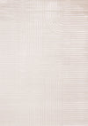 Leonardo White Grey Modern Lines Area Rug - 7'10\" x 10'6\"