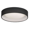 Dainolite Cfled Flush Mount 15\" Black Shade Lamp