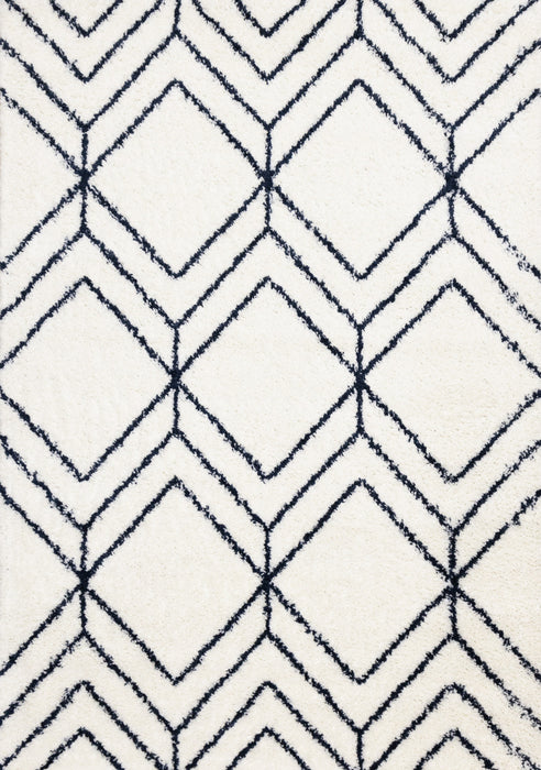 Taylor Diamonds Shag Area Rug - 7'10\" x 10'6\"