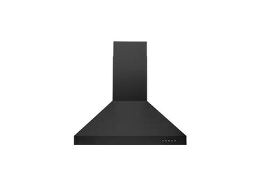 Hauslane 30" Convertible Wall-Mount Range Hood Matte Black - WM-530BLK-30B|Hotte de cuisinière murale convertible Hauslane de 30 po en noir mat - WM-530BLK-30B