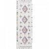 Lola Diamond Shag Area Rug - 2'7\" x 8'