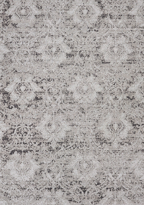 Jackson Distressed Damask Indoor/Outdoor Area Rug - 7'10\" x 10'6\"