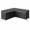 Outsunny V-Shaped Sectional Sofa Cover Waterproof Anti-UV, 85\" x 85\", Black