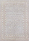 Valeria Traditional 5'3\" x 7'3\" Area Rug in Grey Indoor Area Rug