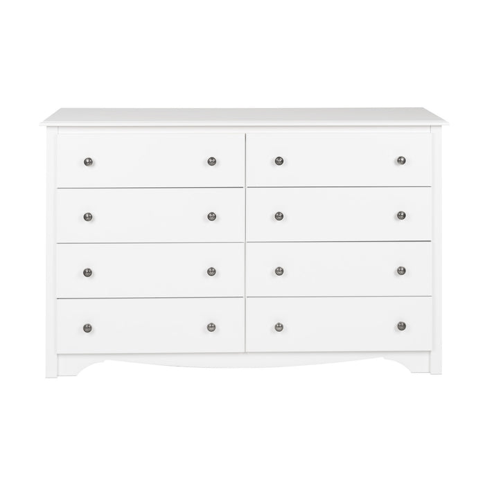 Monterey 8-Drawer Dresser - White