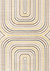 Marley Multi-Colour Double Rainbow Area Rug - 7'10\" x 10'6\"