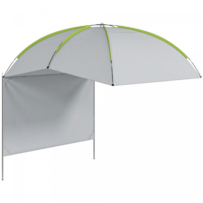 Outsunny Portable Rooftop Car Awning With Side Wall And Carry Bag