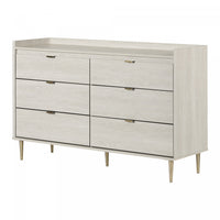 Hype 6-drawer Dresser - Winter Oak