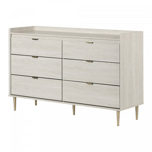 Hype 6-drawer Dresser - Winter Oak
