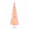Homcom 6' Prelit Artificial Christmas Tree With Warm White Led Lights