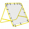 HOMCOM Rebounder Net Football Training Aid Kickback Target Play Yellow