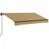 Outsunny 10' X 8' Patio Retractable Awning Sunshade Shelter, Amber