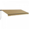 Outsunny 15' X 10' Patio Retractable Awning Sunshade Shelter, Amber