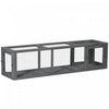 Pawhut 59\" Long Cat Tunnel, Cat Shelter L- Shape With Extendable Design, Cat Enclosure For Indoor/outdoor Use With Weather Protection, Removable Door, Lead Grey