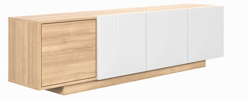 Nordika Riva 72\" TV Stand - Natural Maple