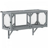 PawHut Cat Tunnel, Wooden Catio Outdoor Cat Enclosure with 2 Doors and Extendable Design, Wall-Mounted Pet Run for Indoor/Outdoor Use, Grey