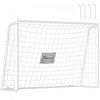 Soozier 6ft x 4ft Soccer Goal Net with Metal Frame, Easy Assembly, White