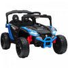 Qaba 12V Kids Ride On Car Truck with Dual Motors, Rear Suspension, Battery Powered Electric Vehicle with Remote Control, LED Lights, Music, Horn for 3-5 Years Boys Girls, Blue