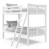 Storkcraft Caribou Twin over Twin Bunk Bed - White