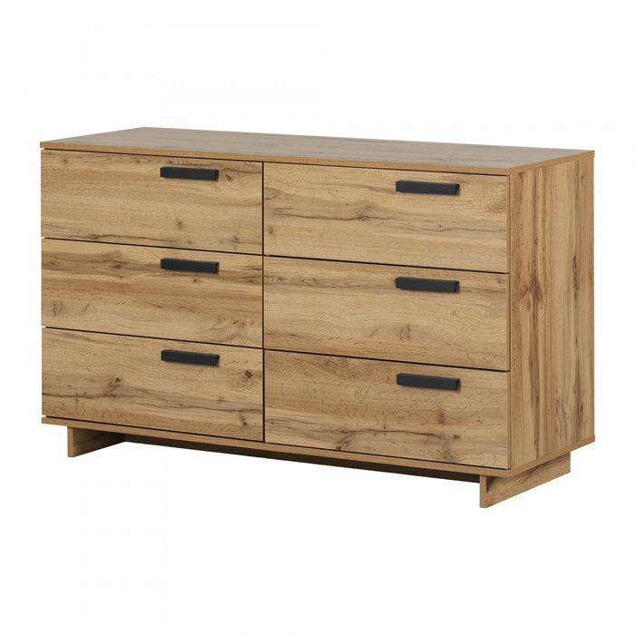 Cavalleri 6-drawer Dresser - Nordik Oak