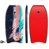 Costway 41\" Lightweight Body Board With Eps Core Xpe Deck Hdpe Bottom Crescent Tail Multi-color