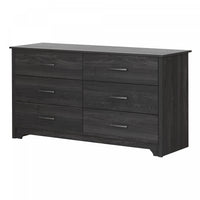 Fusion 6-drawer Dresser - Gray Oak
