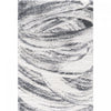 Paris Brushstrokes Cream Shag Area Rug - 6'7\" x 9'6\"