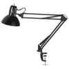 Dainolite Working/Task Lamp Spring Balanced Clampon Gloss Black 36\" Reach