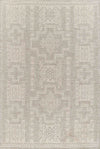 Nyra Transitional 6'6\" x 9'0\" Area Rug in Grey Indoor Area Rug