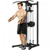 Soozier Cable Machine Dual Pulley System with Pull up Bar and 14 Positions