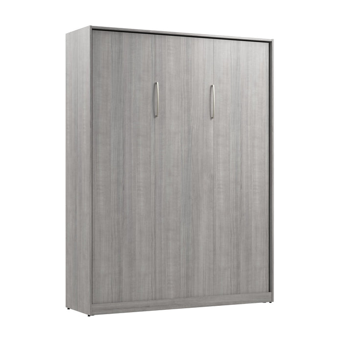 Bestar Claremont Queen Murphy Bed - Platinum Grey