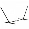 Outsunny 12ft Adjustable Hammock Stand Steel Frame Universal Fit Picnic Camp Day Bed Swing Metal Stand Up To 264lbs Capacity Black