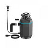 BrightDIAMOND 3/4HP Quietest Waste Disposer, LED Cabinet Light, Corded & Air Switch, Black Onxy - WDD075TA1BO Food Disposer