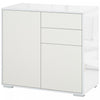 HOMCOM High Gloss Buffet Sideboard with Drawers Kitchen Storage Cabinet