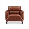 Hydeline Jake Leather Chair - Brown