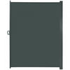 Outsunny 118\" X 79\" Retractable Side Awning Patio Outdoor Folding Privacy Screen With Resistance To Uv Rays & Wind, Grey