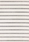 Covington Grey White Striped Rug, 6'7\" x 9'10\" Indoor Area Rug