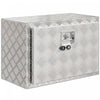 24 In Underbody Truck Tool Box, Heavy Duty Aluminum Diamond Plate Tool Box
