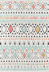 Kaia Contemporary 5'3\" x Area Rug in Multi Indoor Area Rug
