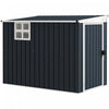 Outsunny 4' X 8' Metal Tool Shed, Outdoor Shed With Window And 2 Vents