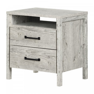 Gravity 2-drawer Nightstand - Seaside Pine