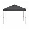 Outsunny 10' X 10' Pop Up Canopy Tent With Airy Top Vent And Bag, Black
