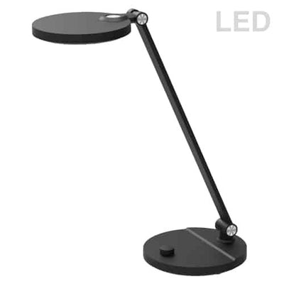 Dainolite Prescott Desk/Table Lamp 8w Matte Black Finish|Lampe de table Prescott de Dainolite avec fini noir mat et ampoule de 8 W